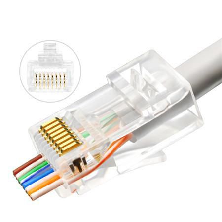 Lanview RJ45 UTP plug Cat6A for AWG23-24 stranded/solid conductor ...